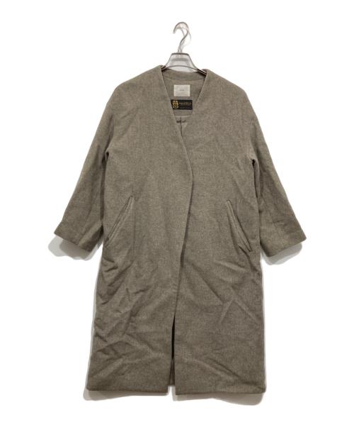 IENA（イエナ）IENA (イエナ) MANTECOノーカラーコート ベージュ サイズ:36の古着・服飾アイテム