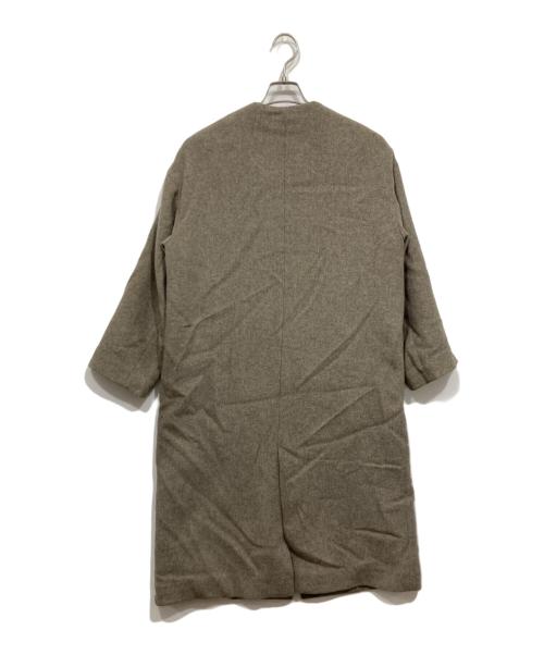 IENA（イエナ）IENA (イエナ) MANTECOノーカラーコート ベージュ サイズ:36の古着・服飾アイテム
