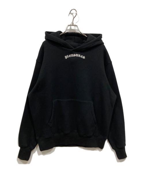PLEASURES（プレジャーズ）PLEASURES (プレジャーズ) プルオーバーパーカー/Neural Hoodie ブラック サイズ:MEDIUMの古着・服飾アイテム