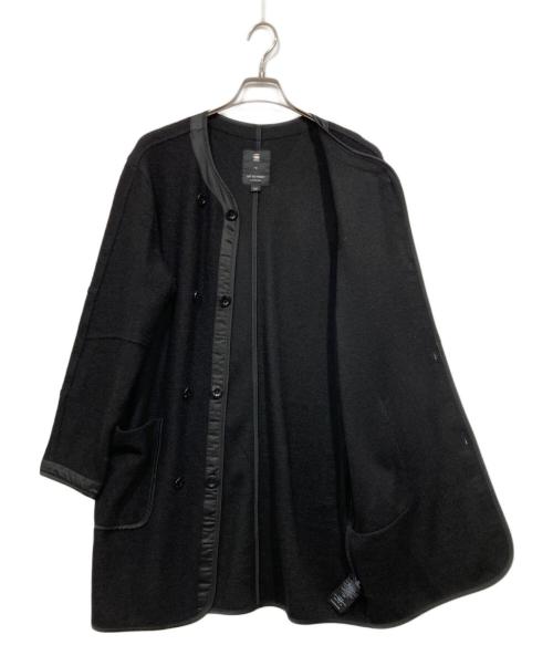 G-STAR RAW（ジースターロゥ）G-STAR RAW (ジースターロゥ) ノーカラーコート ブラック サイズ:Mの古着・服飾アイテム