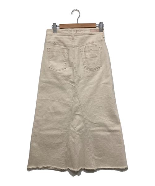 YANUK（ヤヌーク）YANUK (ヤヌーク) Aラインリメイクスカート アイボリー サイズ:Mの古着・服飾アイテム