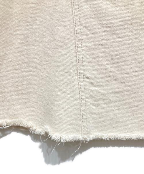 YANUK（ヤヌーク）YANUK (ヤヌーク) Aラインリメイクスカート アイボリー サイズ:Mの古着・服飾アイテム