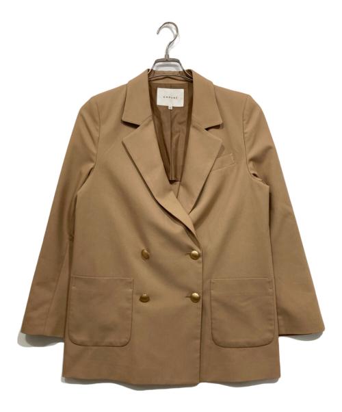 CADUNE（カデュネ）CADUNE (カデュネ) テーラードジャケット / ダブルジャケット ブラウン サイズ:38の古着・服飾アイテム
