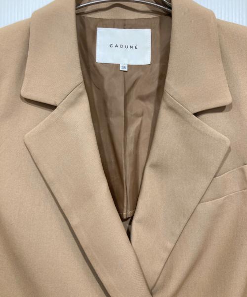 CADUNE（カデュネ）CADUNE (カデュネ) テーラードジャケット / ダブルジャケット ブラウン サイズ:38の古着・服飾アイテム