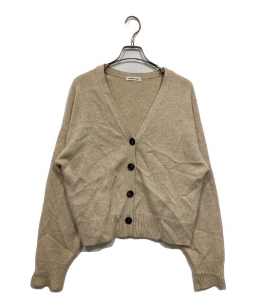 EVERYDAY I LIKE.（エヴリデイ アイ ライク）EVERYDAY I LIKE. (エヴリデイ アイ ライク) カシミヤVネックカーディガン ベージュ サイズ:freeの古着・服飾アイテム