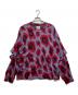 SHAREEF（シャリーフ）の古着「レオパード柄カットソー / LEOPARD JQ SEPARATE SLEEVE P/O」｜パープル×レッド