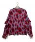 SHAREEF (シャリーフ) レオパード柄カットソー / LEOPARD JQ SEPARATE SLEEVE P/O パープル×レッド サイズ:2：6000円