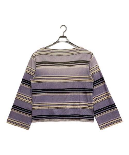 Acne studios（アクネ ストゥディオズ）ACNE STUDIOS (アクネ ストゥディオズ) ボーダーカットソー グリーン サイズ:S 170/84Aの古着・服飾アイテム
