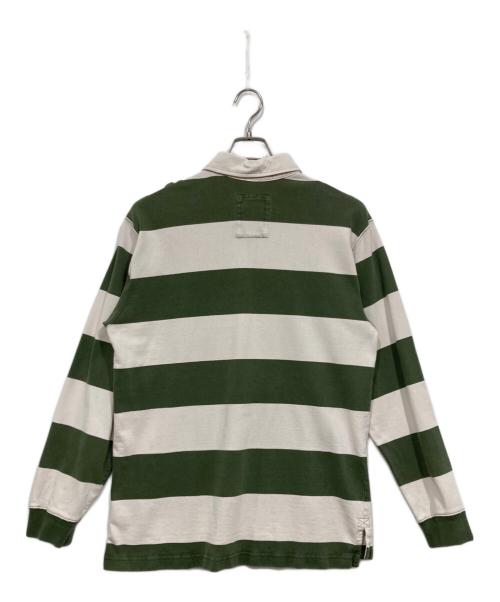 L.L.Bean（エルエルビーン）L.L.Bean (エルエルビーン) フットボールカットソー グリーン×ホワイト サイズ:不明の古着・服飾アイテム