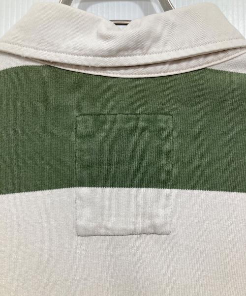 L.L.Bean（エルエルビーン）L.L.Bean (エルエルビーン) フットボールカットソー グリーン×ホワイト サイズ:不明の古着・服飾アイテム