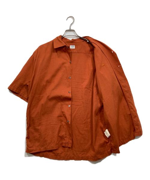 C.P COMPANY（シーピーカンパニー）C.P COMPANY (シーピーカンパニー) オープンカラーシャツ オレンジ サイズ:4の古着・服飾アイテム