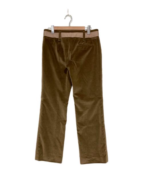 CELINE（セリーヌ）CELINE (セリーヌ) ベロアパンツ ブラウン サイズ:40の古着・服飾アイテム