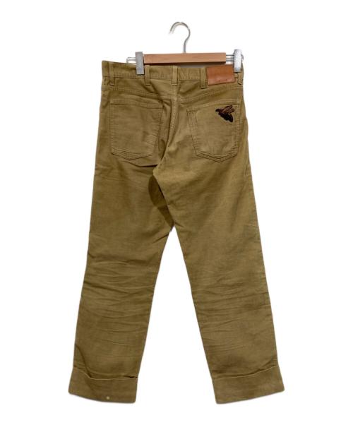 GUCCI（グッチ）GUCCI (グッチ) バックビーパッチコーデュロイパンツ ベージュ サイズ:30の古着・服飾アイテム