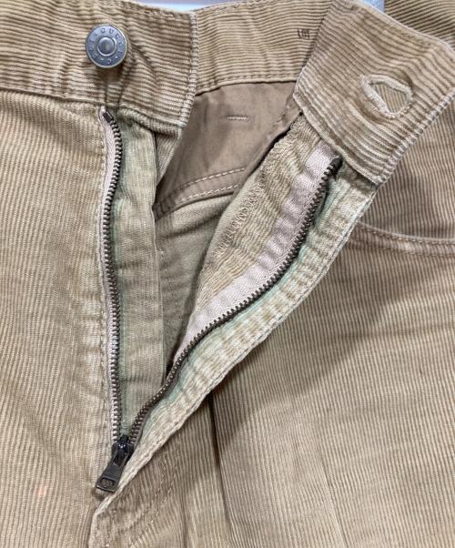 GUCCI（グッチ）GUCCI (グッチ) バックビーパッチコーデュロイパンツ ベージュ サイズ:30の古着・服飾アイテム