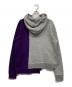 DSQUARED2 (ディースクエアード) プルオーバーパーカー / ASYMMETRIC TWOTONE HOODIE パープル サイズ:Ｓ：11000円