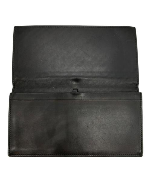 BOTTEGA VENETA（ボッテガベネタ）BOTTEGA VENETA (ボッテガベネタ) イントレチャート長財布 ブラックの古着・服飾アイテム