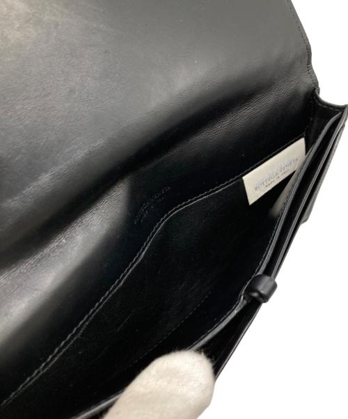 BOTTEGA VENETA（ボッテガベネタ）BOTTEGA VENETA (ボッテガベネタ) イントレチャート長財布 ブラックの古着・服飾アイテム