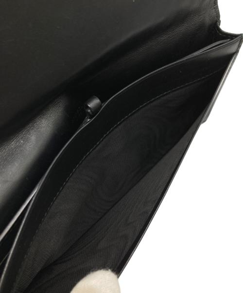 BOTTEGA VENETA（ボッテガベネタ）BOTTEGA VENETA (ボッテガベネタ) イントレチャート長財布 ブラックの古着・服飾アイテム