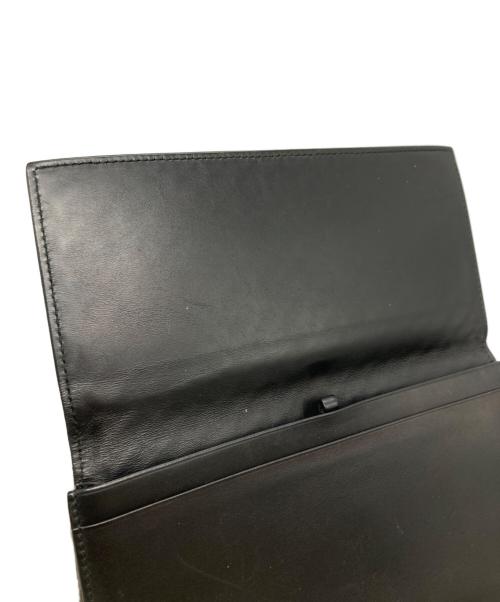 BOTTEGA VENETA（ボッテガベネタ）BOTTEGA VENETA (ボッテガベネタ) イントレチャート長財布 ブラックの古着・服飾アイテム