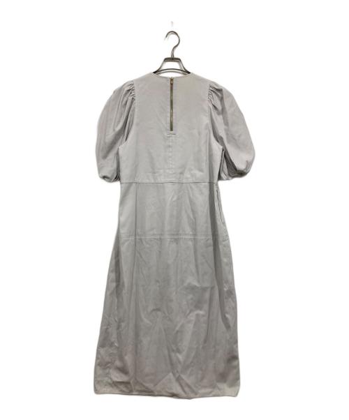 DRAWER（ドゥロワー）DRAWER (ドゥロワー) パフスリーブワンピース グレー サイズ:freeの古着・服飾アイテム