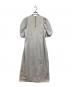 DRAWER (ドゥロワー) パフスリーブワンピース グレー サイズ:free：5000円