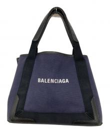 BALENCIAGA（バレンシアガ）の古着「ハンドバッグ」｜ネイビー