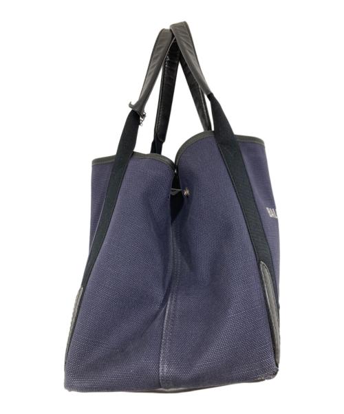 BALENCIAGA（バレンシアガ）BALENCIAGA (バレンシアガ) ハンドバッグ ネイビーの古着・服飾アイテム