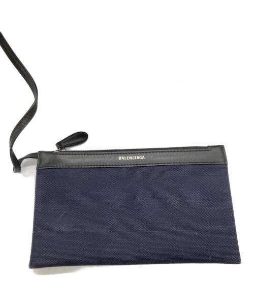 BALENCIAGA（バレンシアガ）BALENCIAGA (バレンシアガ) ハンドバッグ ネイビーの古着・服飾アイテム