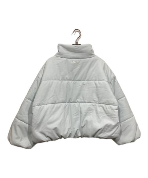 PUMA（プーマ）PUMA (プーマ) Snidel (スナイデル) ショート ブルゾン ブルー サイズ:sの古着・服飾アイテム