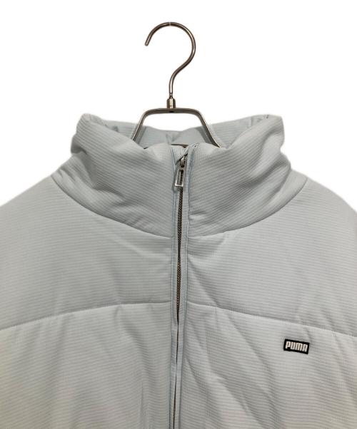 PUMA（プーマ）PUMA (プーマ) Snidel (スナイデル) ショート ブルゾン ブルー サイズ:sの古着・服飾アイテム