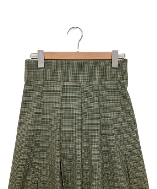SCYE（サイ）SCYE (サイ) ロングフレアスカート グリーン サイズ:Mの古着・服飾アイテム
