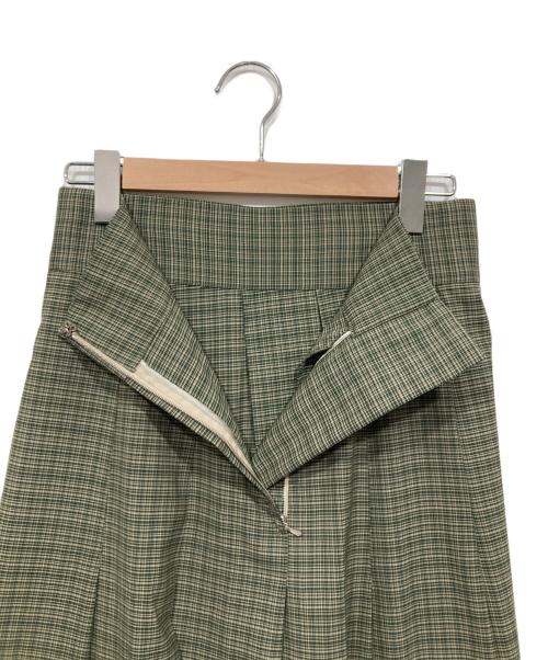 SCYE（サイ）SCYE (サイ) ロングフレアスカート グリーン サイズ:Mの古着・服飾アイテム
