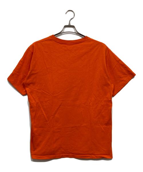 A BATHING APE（アベイシングエイプ）A BATHING APE (アベイシングエイプ) ロゴプリントTシャツ オレンジ サイズ:Lの古着・服飾アイテム