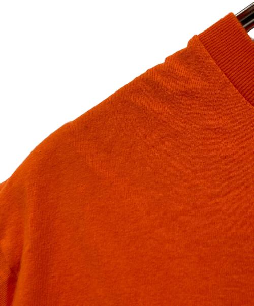 A BATHING APE（アベイシングエイプ）A BATHING APE (アベイシングエイプ) ロゴプリントTシャツ オレンジ サイズ:Lの古着・服飾アイテム