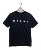 MARNI KIDSマルニ キッズ）の古着「ロゴカットソー」｜ブラック
