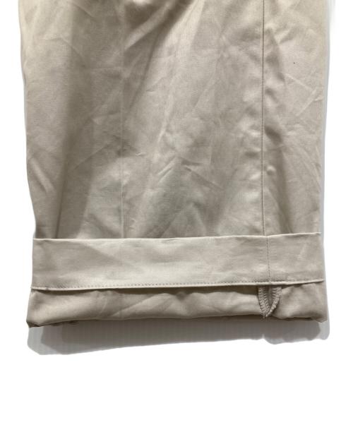 WACKO MARIA（ワコマリア）WACKO MARIA (ワコマリア) ダブルテーパードチノトラウザーパンツ / DOUBLE PLEATED CHINO TROUSERS ベージュ サイズ:Lの古着・服飾アイテム