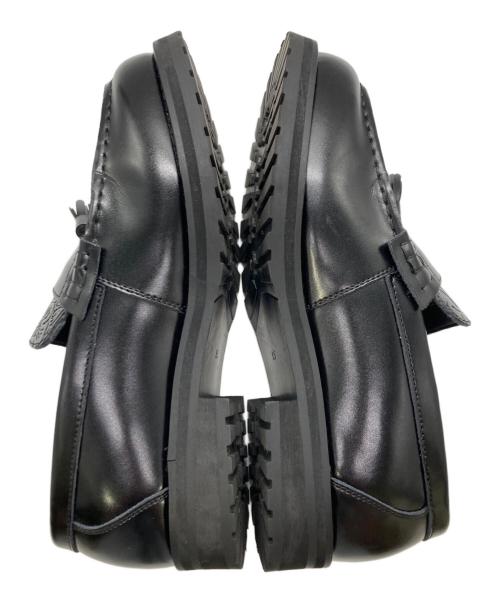 Oxford and Derby（オックスフォード アンド ダービー）Oxford and Derby (オックスフォード アンド ダービー) タッセルローファー ブラック サイズ:8.5の古着・服飾アイテム