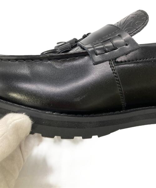 Oxford and Derby（オックスフォード アンド ダービー）Oxford and Derby (オックスフォード アンド ダービー) タッセルローファー ブラック サイズ:8.5の古着・服飾アイテム