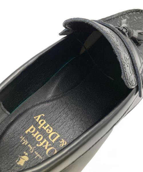 Oxford and Derby（オックスフォード アンド ダービー）Oxford and Derby (オックスフォード アンド ダービー) タッセルローファー ブラック サイズ:8.5の古着・服飾アイテム
