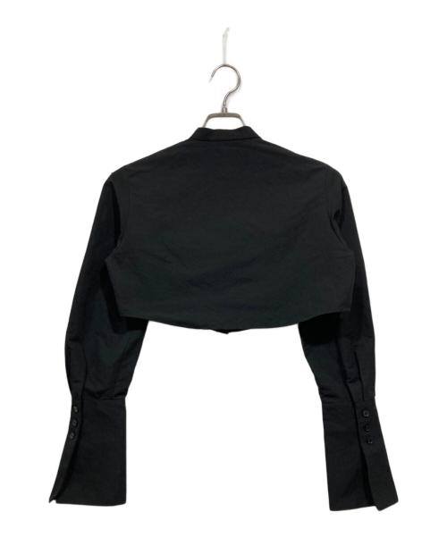 Ameri（アメリ）AMERI (アメリ) CROPPED BIG RIBBON SHIRT ブラック サイズ:Fの古着・服飾アイテム