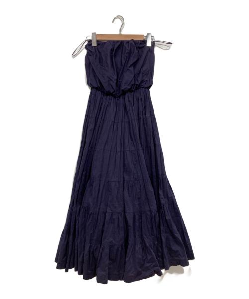 MARIHA（マリハ）MARIHA (マリハ) ベアトップワンピース / 草原の夢 パープル サイズ:FREEの古着・服飾アイテム