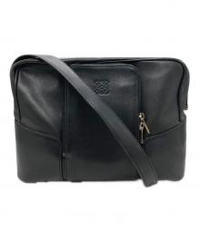 LOEWE（ロエベ）の古着「モノグラムイショルダーバッグ」｜ブラック