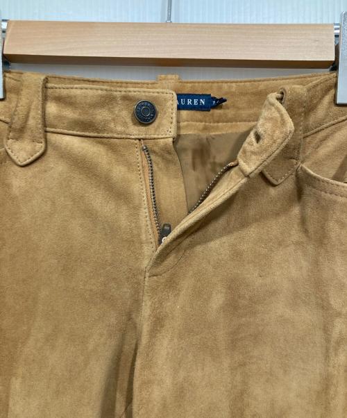 RALPH LAUREN（ラルフローレン）RALPH LAUREN (ラルフローレン) スウェードパンツ ブラウン サイズ:11の古着・服飾アイテム