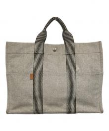 HERMES（エルメス）の古着「ニューフールトゥMM/トートバッグ」｜グレー