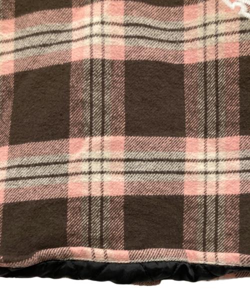 BlackEyePatch（ブラックアイパッチ）BlackEyePatch (ブラックアイパッチ) CPOジャケット ブラウン×ピンク サイズ:Mの古着・服飾アイテム