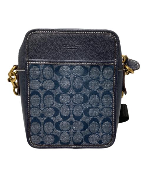 COACH（コーチ）COACH (コーチ) サリバンクロスボディー / ショルダーバッグ ネイビーの古着・服飾アイテム