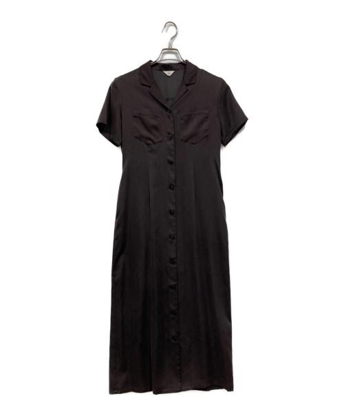 IENA（イエナ）IENA (イエナ) 半袖ワンピース ブラウン サイズ:36の古着・服飾アイテム