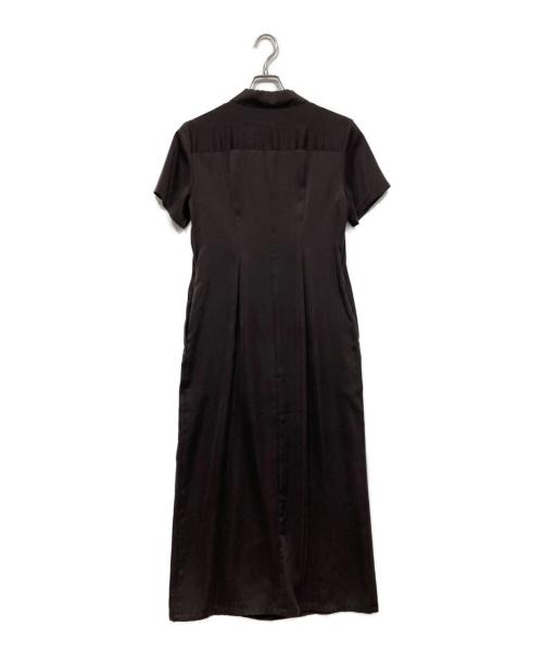 IENA（イエナ）IENA (イエナ) 半袖ワンピース ブラウン サイズ:36の古着・服飾アイテム