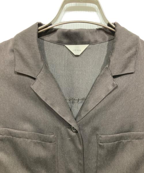 IENA（イエナ）IENA (イエナ) 半袖ワンピース ブラウン サイズ:36の古着・服飾アイテム