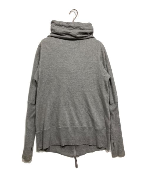 Vivienne Westwood RED LABEL（ヴィヴィアンウエストウッドレッドレーベル）Vivienne Westwood RED LABEL (ヴィヴィアンウエストウッドレッドレーベル) 変形ジップスウェットパーカー グレー サイズ:Ｍの古着・服飾アイテム